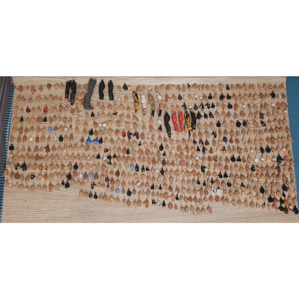 Huge Lot Of Over 640 + WWE Mattel Elite ,AEW Jazwares ,UFC ,Jakks  ,Hands Custom